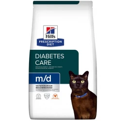 Hill's Prescription Diet m/d Diabetes/Weight Management για Γάτες με Κοτόπουλο 1,5kg Hill's Prescription Diet m/d Diabetes/Weight Management για Γάτες με Κοτόπουλο 1,5kg