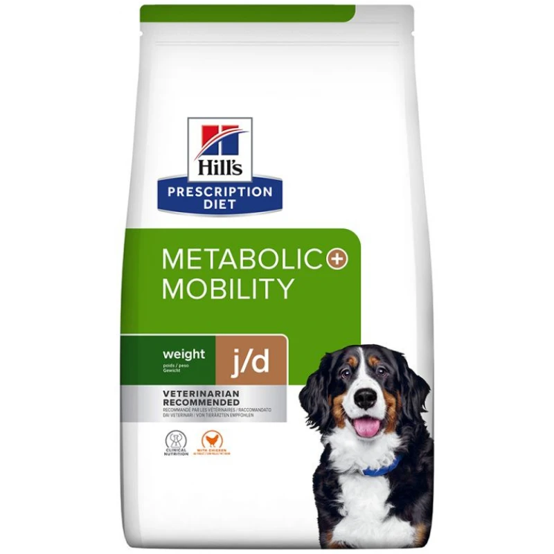 Hill's Prescription Diet Metabolic + Mobility Weight + Joint Care Για Σκύλους Με Κοτόπουλο 12kg ΞΗΡΑ ΤΡΟΦΗ ΣΚΥΛΟΥ