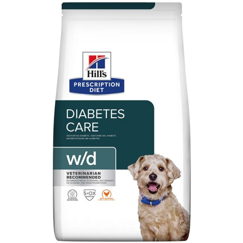 Hill's Prescription Diet w/d Digestive/Weight/Diabetes Management Για Σκύλους Με Κοτόπουλο 10kg ΣΚΥΛΟΙ