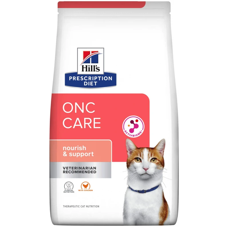 Ξηρά Τροφή Γάτας Hill's Prescription Diet Feline  On-Care Chicken για Γάτες με Καρκίνο 1,5kg με Κοτόπουλο ΓΑΤΕΣ