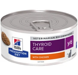 Hill's Prescription Diet y/d Thyroid Care Για Γάτες 156gr Hill's Prescription Diet y/d Thyroid Care Για Γάτες 156gr