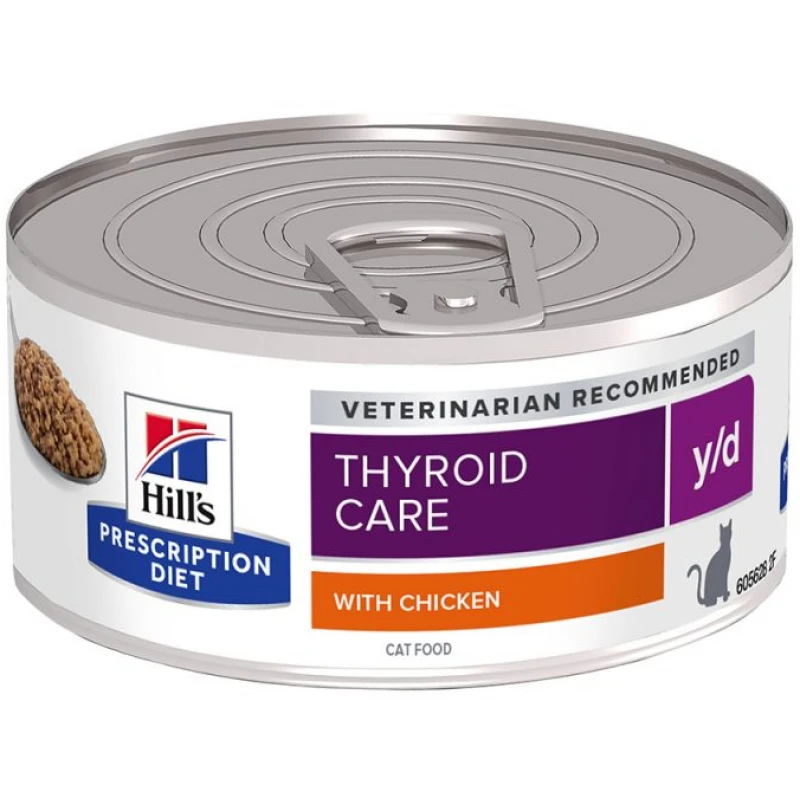 Hill's Prescription Diet y/d Thyroid Care Για Γάτες 156gr ΓΑΤΕΣ