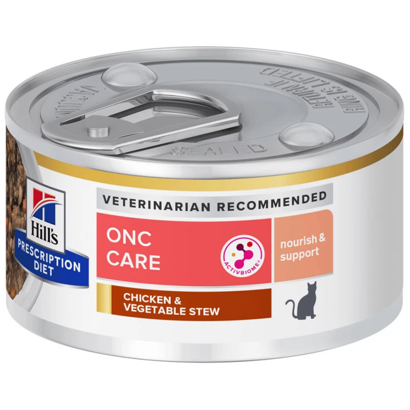 Υγρή Τροφή Γάτας Hill's Prescription Diet Feline On-Care Chicken & Vegetable Stew 82gr με Κοτόπουλο και Λαχανικά ΓΑΤΕΣ