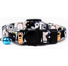 Περιλαίμιο Γάτας Habby "Paws" 10mm x  20-30cm Περιλαίμιο Γάτας Habby "Paws" 10mm x  20-30cm