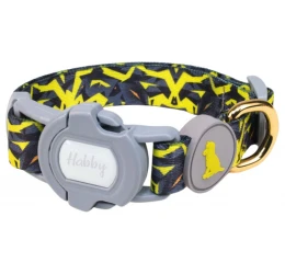 Περιλαίμιο Σκύλου Habby "Batman" Large 20mm x  32-43cm Περιλαίμιο Σκύλου Habby "Batman" Large 20mm x  32-43cm