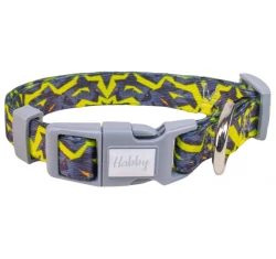 Περιλαίμιο Σκύλου Habby "Batman" Medium 15mm x 25-35cm