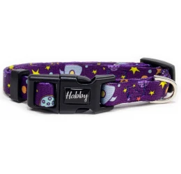 Περιλαίμιο Σκύλου Habby "Galaxy" Large 20mm x  32-43cm Μωβ Περιλαίμιο Σκύλου Habby "Galaxy" Large 20mm x  32-43cm Μωβ
