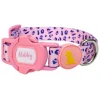 Περιλαίμιο Σκύλου Habby "Pink Leopard" Large 20mm x 32-43cm Ροζ