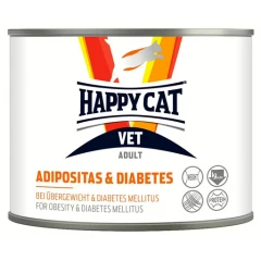 Happy Cat Vet Diet Υγρή τροφή Adipositas & Diabetes 200gr Happy Cat Vet Diet Υγρή τροφή Adipositas & Diabetes 200gr