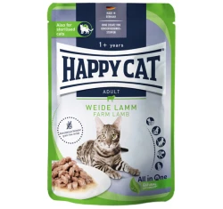 Υγρή Τροφή Γάτας Happy Cat Αρνί σε Σάλτσα 85gr