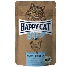 Υγρή Τροφή Γάτας Happy Cat Bio Κοτόπουλο 85gr