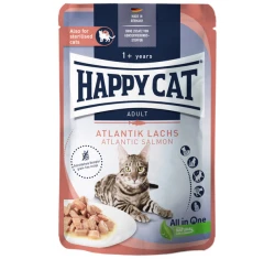 Υγρή Τροφή Γάτας Happy Cat Σολομός σε Σάλτσα 85gr