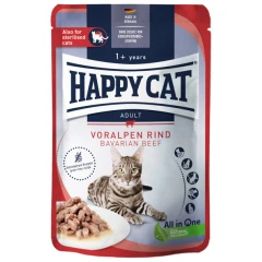 Υγρή Τροφή Γάτας Happy Cat Βοδινό σε Σάλτσα 85gr Υγρή Τροφή Γάτας Happy Cat Βοδινό σε Σάλτσα 85gr
