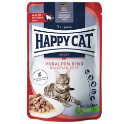 Υγρή Τροφή Γάτας Happy Cat Βοδινό σε Σάλτσα 85gr Υγρή Τροφή Γάτας Happy Cat Βοδινό σε Σάλτσα 85gr
