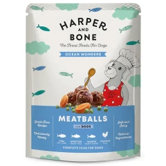 Υγρή Τροφή Σκύλου Harper & Bone Meatballs Ocean Wonders 300gr