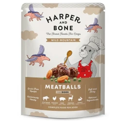 Υγρή Τροφή Σκύλου Harper & Bone Meatballs Wild Mountain 300gr Υγρή Τροφή Σκύλου Harper & Bone Meatballs Wild Mountain 300gr
