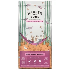 Ξηρά Τροφή Γάτας Harper & Bone Cat Senior Sterilised Flavours of the Farm 2kg για Στειρωμένες Γάτες
