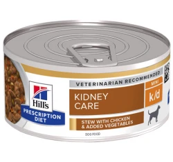 Hill's PD Canine Mini k/d Kidney Care Stew με Κοτόπουλο και Λαχανικά για Σκύλους 156gr