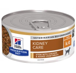 Hill's PD Canine Mini k/d Kidney Care Stew με Κοτόπουλο και Λαχανικά για Σκύλους 156gr