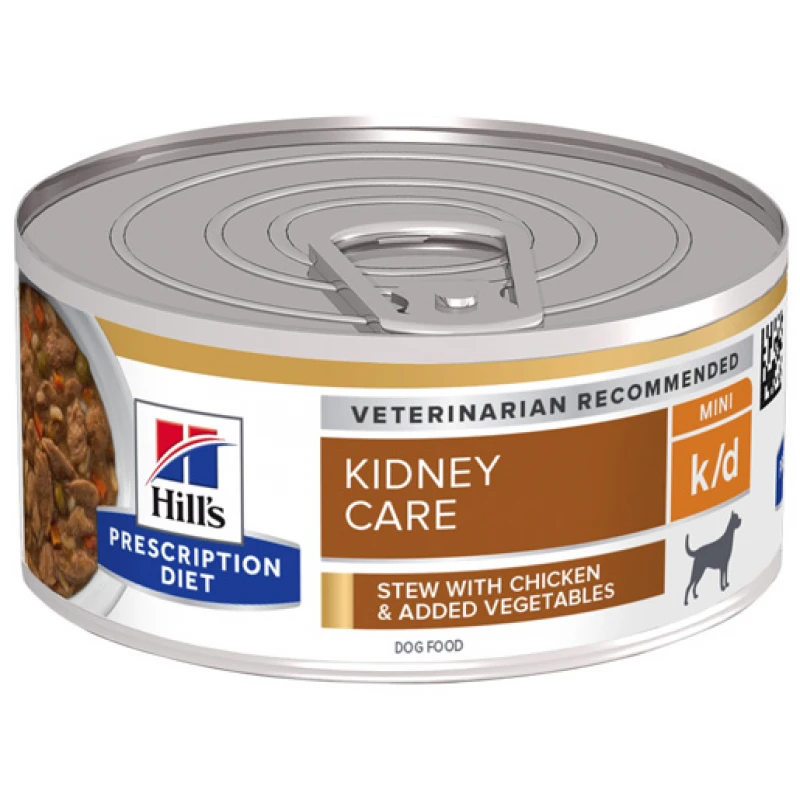 Hill's PD Canine Mini k/d Kidney Care Stew με Κοτόπουλο και Λαχανικά για Σκύλους 156gr Σκύλοι