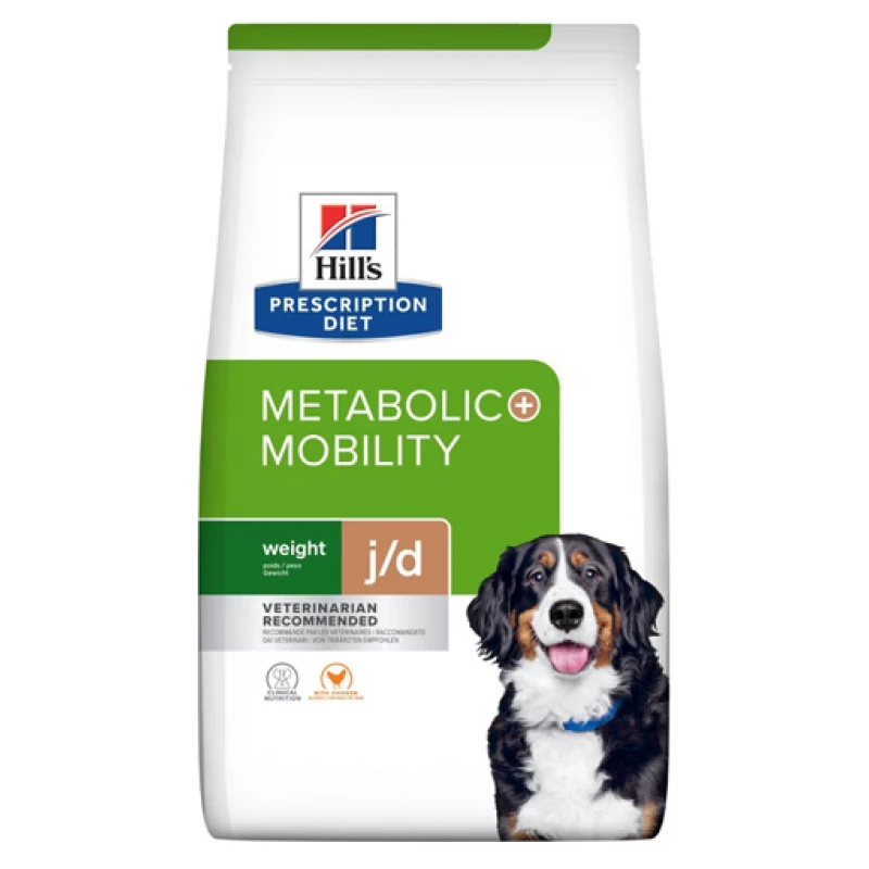 Hill's Prescription Diet Metabolic + Mobility Weight + Joint Care Για Σκύλους Με Κοτόπουλο 4kg ΞΗΡΑ ΤΡΟΦΗ ΣΚΥΛΟΥ