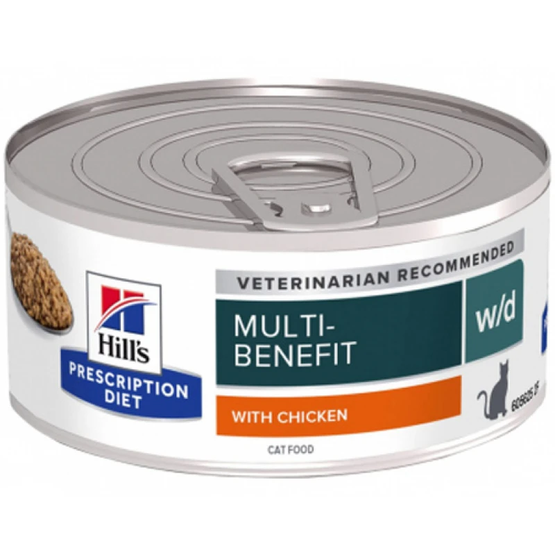 Hill's Prescription Diet w/d Multi-Benefit για Γάτες 156gr Γάτες