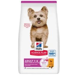 Hill's Science Plan Adult Small & Mini Για Σκύλους Με Κοτόπουλο 6kg (4kg +2kg Δώρο)