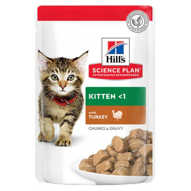 Hill’s Science Plan Kitten Υγρή Τροφή με Γαλοπούλα 85gr (Φακελάκι) Γάτες Hill’s Science Plan Kitten Υγρή Τροφή με Γαλοπούλα 85gr (Φακελάκι) Γάτες