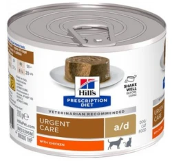 Hill's Prescription Diet a/d Urgent Care Υγρή Τροφή για Σκύλους και Γάτες 200gr  Hill's Prescription Diet a/d Urgent Care Υγρή Τροφή για Σκύλους και Γάτες 200gr