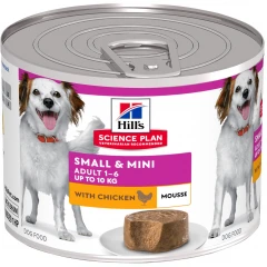Υγρή τροφή Hill's Science Plan Adult Small & Mini Mousse 200gr με κοτόπουλο (3+1 Δώρο) Υγρή τροφή Hill's Science Plan Adult Small & Mini Mousse 200gr με κοτόπουλο (3+1 Δώρο)