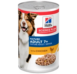 Υγρή τροφή Hill's Science Plan Mature 370gr με κοτόπουλο (3+1 Δώρο)