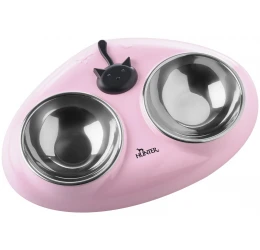 Διπλό Μπολ Γάτας Hunter Melamine feeding bar Moulins 29 x 19 x 5 cm Ροζ Διπλό Μπολ Γάτας Hunter Melamine feeding bar Moulins 29 x 19 x 5 cm Ροζ