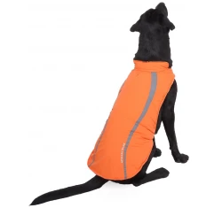Αδιάβροχο - Αντιανεμικό Μπουφάν Σκύλου Curved Orange Medium 30cm Αδιάβροχο - Αντιανεμικό Μπουφάν Σκύλου Curved Orange Medium 30cm