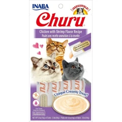 Λιχουδιά Churu Cat Chicken with Shrimp 4 x 14gr Λιχουδιά Churu Cat Chicken with Shrimp 4 x 14gr