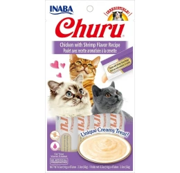 Λιχουδιά Churu Cat Chicken with Shrimp 4 x 14gr Λιχουδιά Churu Cat Chicken with Shrimp 4 x 14gr