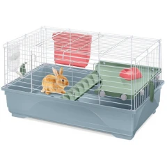 Imac Κλουβί Τρωκτικών Ronny 80 Avio Blue 2nd LifePlastic 82x51x31cm