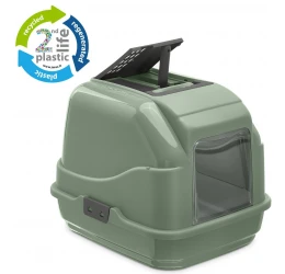 Κλειστή Λεκάνη - Τουαλέτα Γάτας Imac Easy Cat 2nd Life Plastic 50x40x40cm Πράσινο Κλειστή Λεκάνη - Τουαλέτα Γάτας Imac Easy Cat 2nd Life Plastic 50x40x40cm Πράσινο