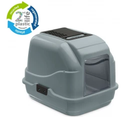 Κλειστή Λεκάνη - Τουαλέτα Γάτας Imac Easy Cat 2nd Life Plastic 50x40x40cm Γκρι Κλειστή Λεκάνη - Τουαλέτα Γάτας Imac Easy Cat 2nd Life Plastic 50x40x40cm Γκρι