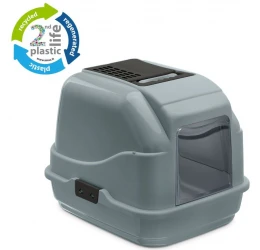 Κλειστή Λεκάνη - Τουαλέτα Γάτας Imac Easy Cat 2nd Life Plastic 50x40x40cm Γκρι Κλειστή Λεκάνη - Τουαλέτα Γάτας Imac Easy Cat 2nd Life Plastic 50x40x40cm Γκρι