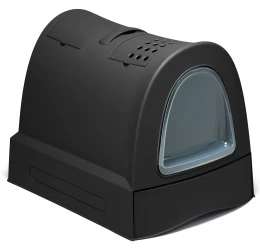 Κλειστή Λεκάνη - Τουαλέτα Γάτας Imac Zuma με συρτάρι 56x40x42,5cm Ανθρακί