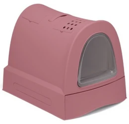 Κλειστή Λεκάνη - Τουαλέτα Γάτας Imac Zuma με συρτάρι 56x40x42,5cm Dark Pink