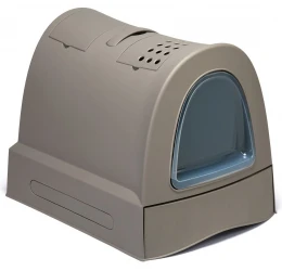 Κλειστή Λεκάνη - Τουαλέτα Γάτας Imac Zuma με συρτάρι 56x40x42,5cm Καφέ