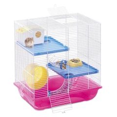 Κλουβί για Μικρά Τρωκτικά Imac Criceti 7 Ροζ 45x30x47,5cm