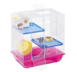 Κλουβί για Μικρά Τρωκτικά Imac Criceti 7 Ροζ 45x30x47,5cm Κλουβί για Μικρά Τρωκτικά Imac Criceti 7 Ροζ 45x30x47,5cm