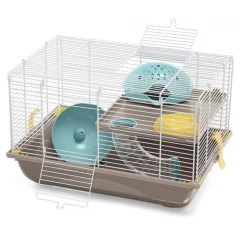 Κλουβί για Μικρά Τρωκτικά Imac Criceti 9 Bianco/Tortora 45×30,5x29cm