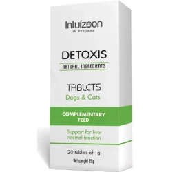 Intuizoon Detoxis Συμπλήρωμα Διατροφής για την Φυσιολογική Ηπατική Λειτουργεία σε Σκύλους και Γάτες 20 tabs Intuizoon Detoxis Συμπλήρωμα Διατροφής για την Φυσιολογική Ηπατική Λειτουργεία σε Σκύλους και Γάτες 20 tabs