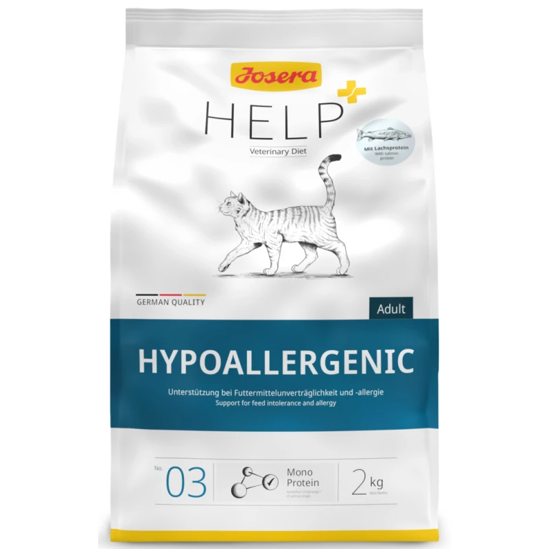 Κλινική Δίαιτα Γάτας Josera Help Hypoallergenic 2kg ΓΑΤΕΣ