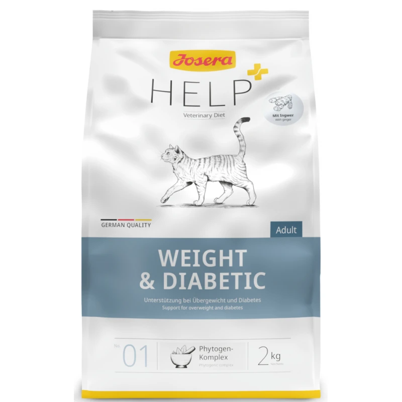 Κλινική Δίαιτα Γάτας Josera Help Weight and Diabetic 400gr ( 3 + 1 Δώρο) ΓΑΤΕΣ