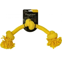 Παιχνίδι Σκύλου Jack & Vanilla Playscent Σχοινί με Κοτόπουλο 350gr 48cm Κίτρινο Παιχνίδι Σκύλου Jack & Vanilla Playscent Σχοινί με Κοτόπουλο 350gr 48cm Κίτρινο