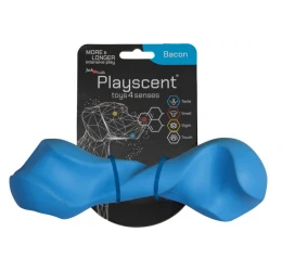 Παιχνίδι Σκύλου Jack & Vanilla Playscent Twisted Bone Bacon 22cm Μπλε Παιχνίδι Σκύλου Jack & Vanilla Playscent Twisted Bone Bacon 22cm Μπλε